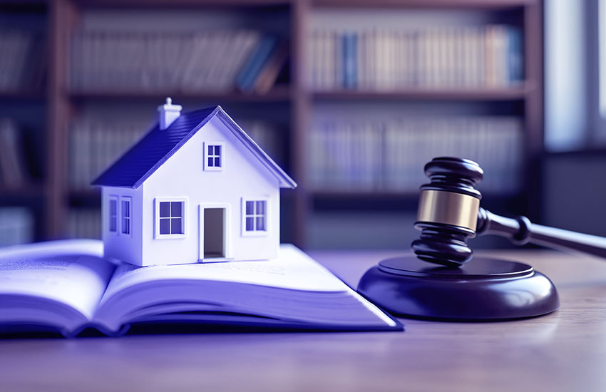 Divieto di discriminazione nell'affitto, cosa sapere: casa in miniatura e martelletto, la legge tutela inquilini e locatori.
